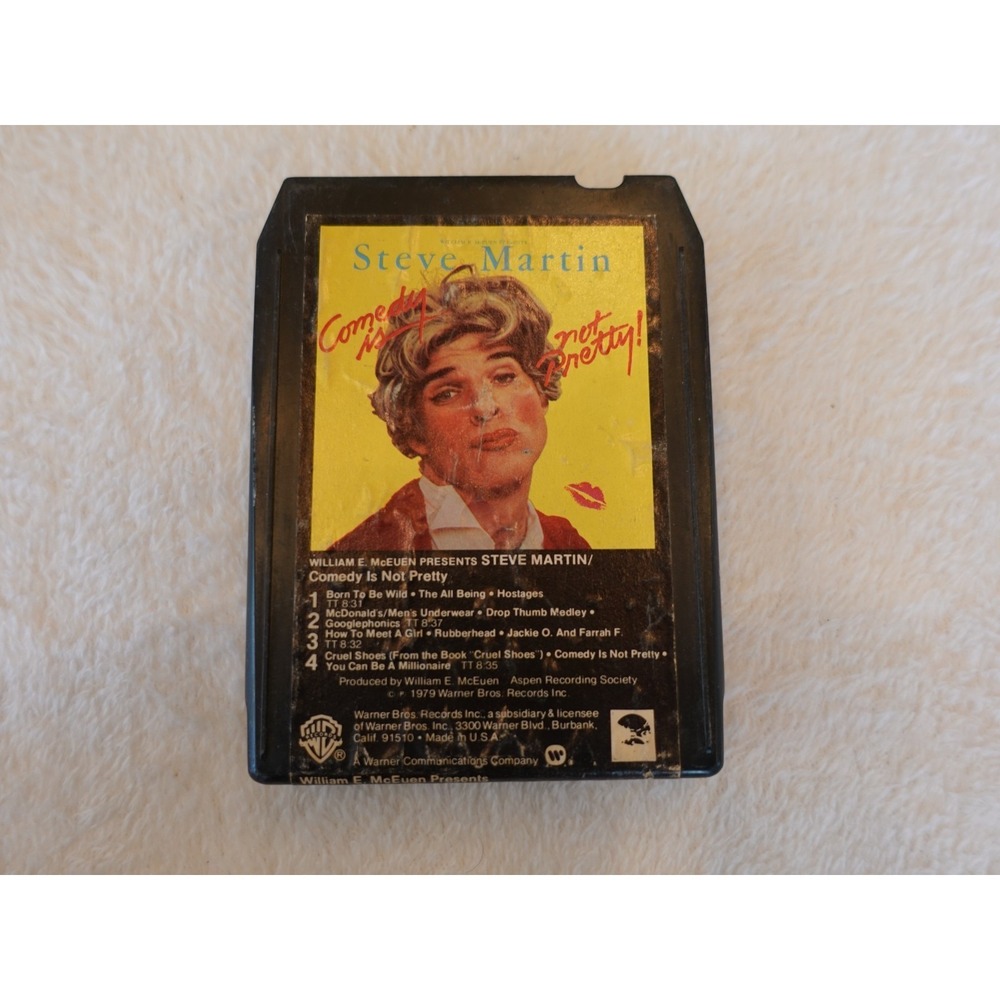 Steve Martin - Comedy is Not Pretty! 1979 8‎ Track Tape